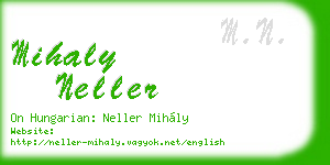 mihaly neller business card